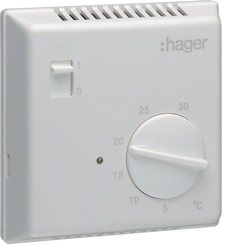 Termostat bimetalowy z wyłącznikiem ręcznym 230V 1P 10A EK051 Hager