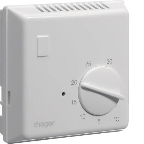 Termostat bimetalowy bez lampki kontrolnej 230V 1NO 10A EK054 Hager