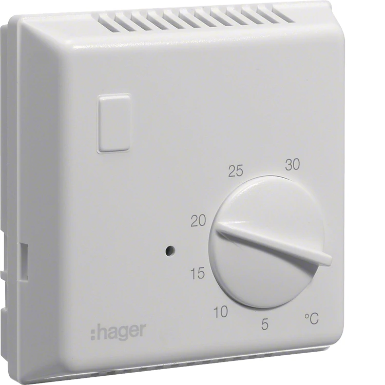 Termostat bimetalowy bez lampki kontrolnej 230V 1NO 10A EK054 Hager