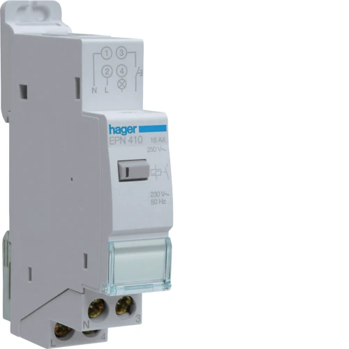 Przekaźnik bistabilny elektroniczny 1NO 230V 16A EPN410 Hager
