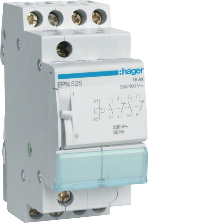 Przekaźnik bistabilny 230VAC/110VDC 2NO+2NC 16A EPN525 Hager