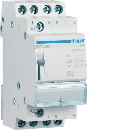 Przekaźnik bistabilny 230VAC/110VDC 4NO 16A EPN540 Hager