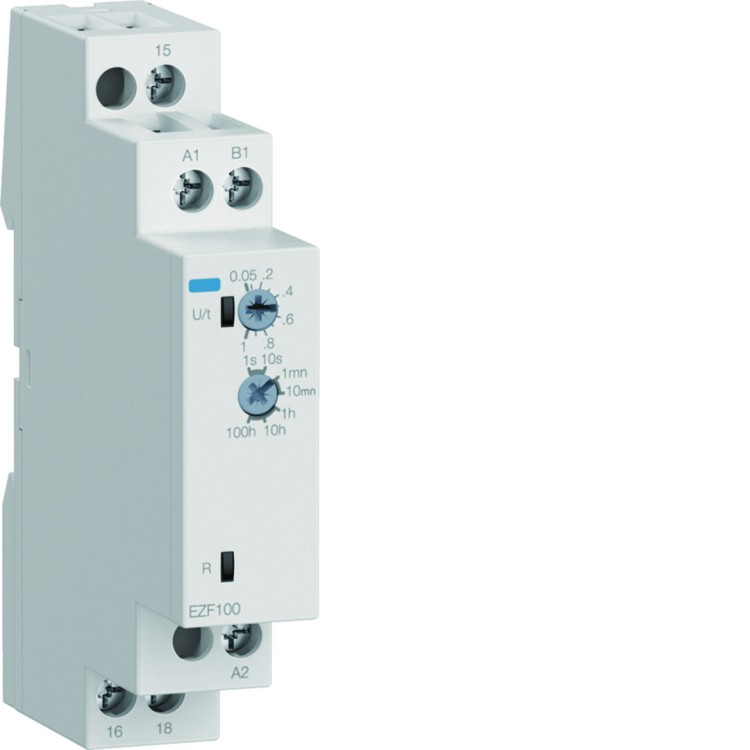 Przekaźnik czasowy 24-230VAC/DC 8A/250V z opóźnieniem wyłączenia EZF100 Hager