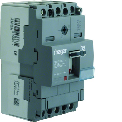 MCCB Rozłącznik mocy x160 3P 160A HCA160H Hager