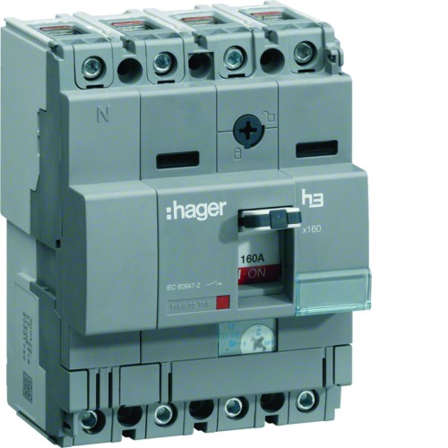 MCCB Rozłącznik mocy x160 4P 160A HCA161H Hager