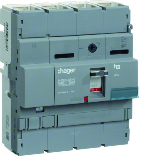 MCCB Rozłącznik mocy x250 4P 250A HCB251H Hager