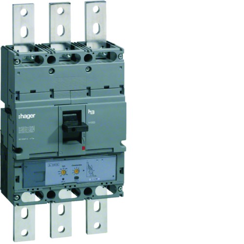 MCCB Wyłącznik mocy h1000 3P 50kA 630A LSI HNE630H Hager