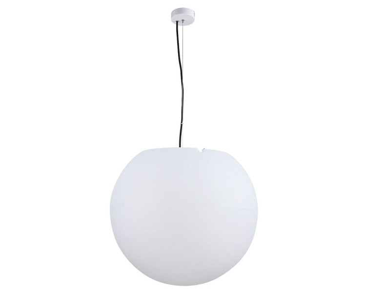 Świecąca Kula Wisząca Lampa Ogrodowa 60cm CUMULUS L zwis 9607 NOWODVORSKI Lighting E27 IP65 230V zewnętrzna lampa elektryczna zwisająca biała Cloud Forms Inspiracje Premium