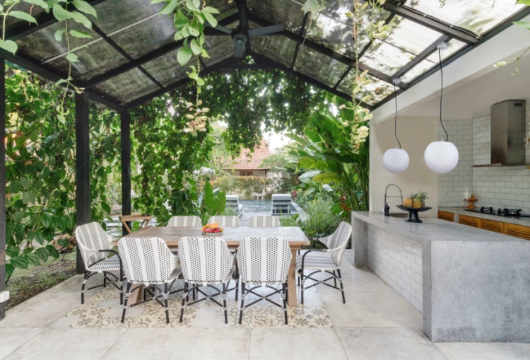 Świecąca Kula Wisząca Lampa Ogrodowa 45cm CUMULUS M zwis 9715 NOWODVORSKI Lighting E27 IP65 230V zewnętrzna lampa elektryczna zwisająca biała Cloud Forms Inspiracje Premium