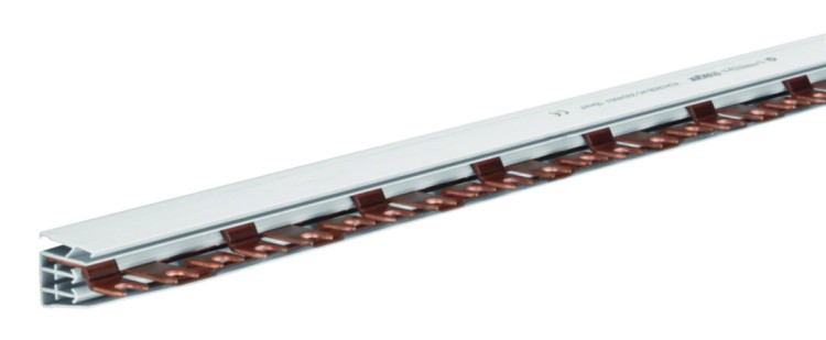 Szyna grzebieniowa widełkowa pozioma 3P 16mm2 57M KDN380B Hager