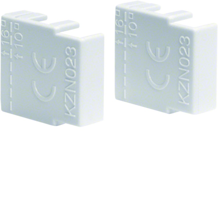 Osłony końcowe do szyn grzebien. kołkowych i widełkowych 3P 10mm2 / 2P 16mm2 KZN023 Hager
