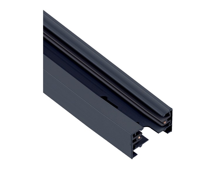 Szynoprzewód Szyna 2m PROFILE TRACK BLACK 2 M 9452 NOWODVORSKI Lighting Loft nowoczesna sufitowa ścienna oświetlenie szynowe listwa natynkowa 230V czarny Inspiracje Premium