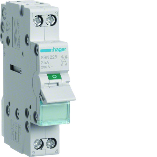Modułowy rozłącznik izolacyjny 2P 25A 230V SBN225 Hager