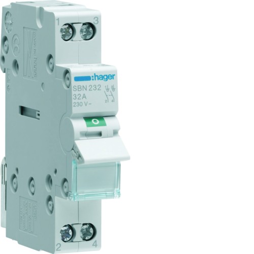 Modułowy rozłącznik izolacyjny 2P 32A 230VAC SBN232 Hager