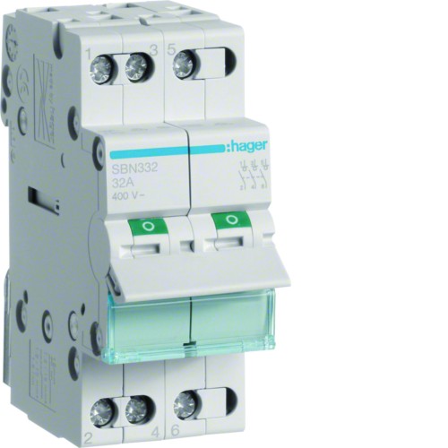 Modułowy rozłącznik izolacyjny 3P 32A 400V SBN332 Hager