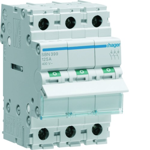 Modułowy rozłącznik izolacyjny 3P 125A 400VAC SBN399 Hager