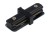 Łącznik do szynoprzewodu środkowy prosty PROFILE STRAIGHT CONNECTOR BLACK 9453 NOWODVORSKI Lighting Loft nowoczesna sufitowy ścienny do oświetlenie szynowe listwa natynkowa szynoprzewodów 230V złączka czarny Inspiracje Premium
