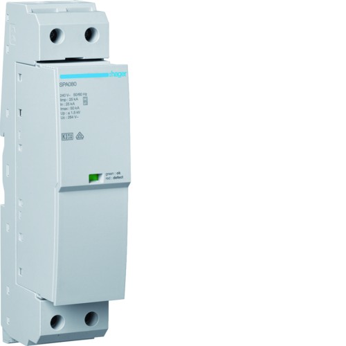 SPD T1 1P Iimp=25 kA In=25 kA Up=≤ 1,5 kV styk  SPA180 Hager