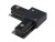 Łącznik do szynoprzewodu kątowy L PROFILE L-CONNECTOR BLACK 9455 NOWODVORSKI Lighting Loft nowoczesna sufitowy ścienny do oświetlenie szynowe listwa natynkowa szynoprzewodów 230V złączka kątowa czarny Inspiracje Premium