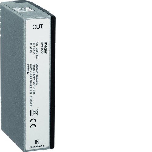 SPD sieci Ethernet Profinet Uc=3,3V DC In=2kA  SPK900 Hager