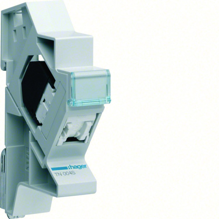 Patch moduł kat.5e UTP 1xRJ45 do TS35 TN004S Hager