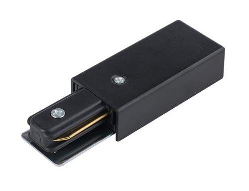 Końcówka zasilająca do Szynoprzewodu Szyny PROFILE POWER END CAP BLACK 9463 NOWODVORSKI Lighting Loft nowoczesna sufitowy ścienny do oświetlenie szynowe listwa natynkowa szynoprzewodów 230V złączka czarna Inspiracje Premium