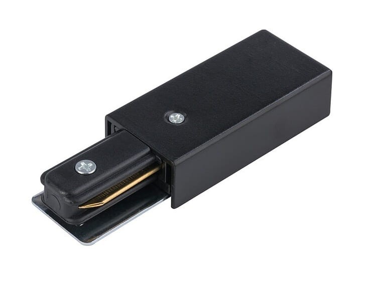 Końcówka zasilająca do Szynoprzewodu Szyny PROFILE POWER END CAP BLACK 9463 NOWODVORSKI Lighting Loft nowoczesna sufitowy ścienny do oświetlenie szynowe listwa natynkowa szynoprzewodów 230V złączka czarna Inspiracje Premium