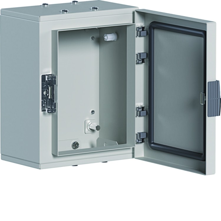 orion+ Obudowa stalowa 250x200x160mm, IP65, drzwi stalowe pełne FL101A Hager