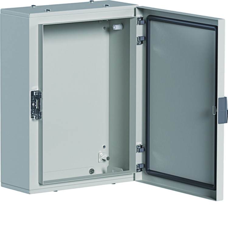 orion+ Obudowa stalowa 400x300x160mm, IP65, drzwi stalowe pełne FL106A Hager