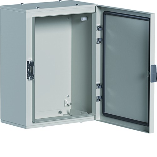orion+ Obudowa stalowa 400x300x200mm, IP65, drzwi stalowe pełne FL107A Hager
