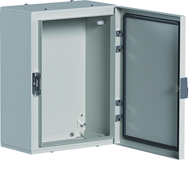 orion+ Obudowa stalowa 400x300x200mm, IP65, drzwi stalowe pełne FL107A Hager