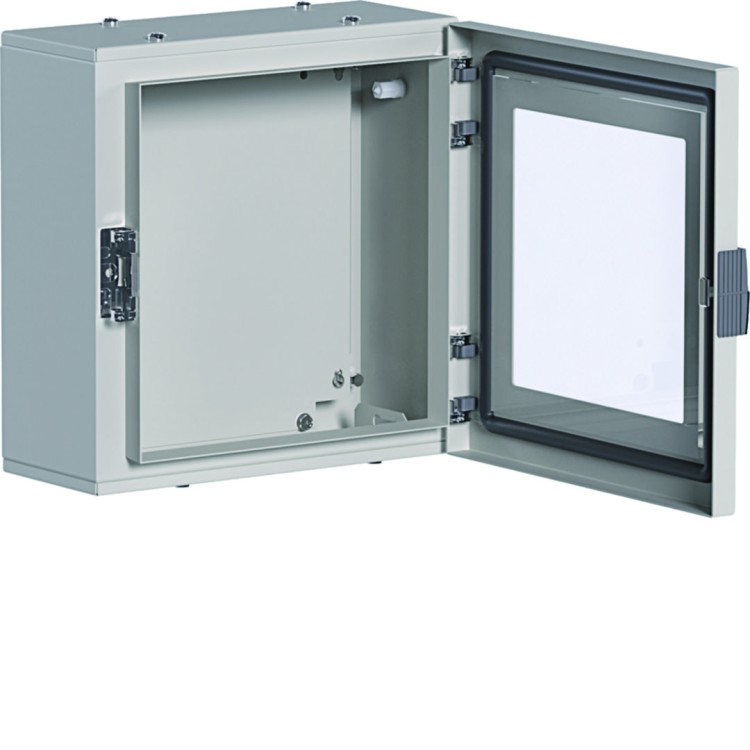 orion+ Obudowa stalowa 300x300x160mm, IP65, drzwi transparentne FL153A Hager