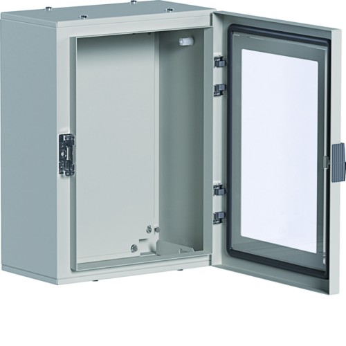 orion+ Obudowa stalowa 400x300x200mm, IP65, drzwi transparentne FL157A Hager