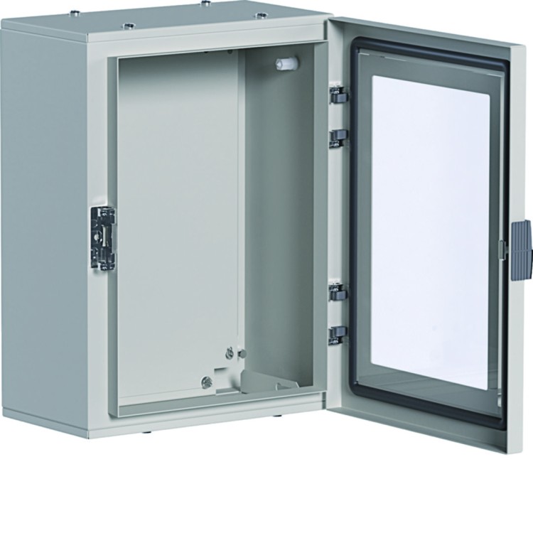 orion+ Obudowa stalowa 400x300x200mm, IP65, drzwi transparentne FL157A Hager