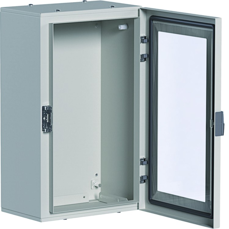 orion+ Obudowa stalowa 500x300x200mm, IP65, drzwi transparentne FL160A Hager