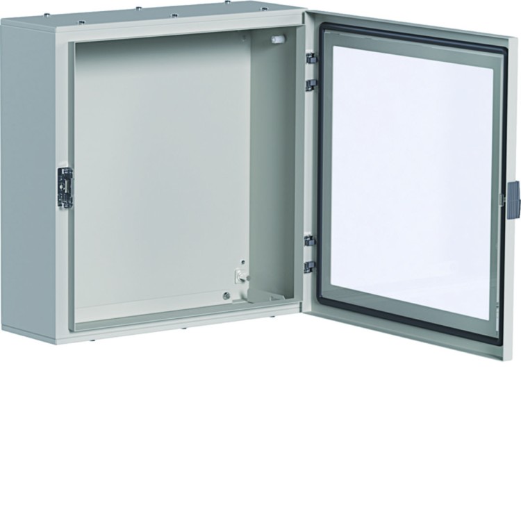 orion+ Obudowa stalowa 500x500x200mm, IP65, drzwi transparentne FL163A Hager
