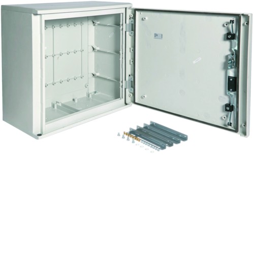 orion+ Obudowa poliester 550x600x300mm, IP65, PANEL-struct., naśc., drzwi pełne FL300B Hager