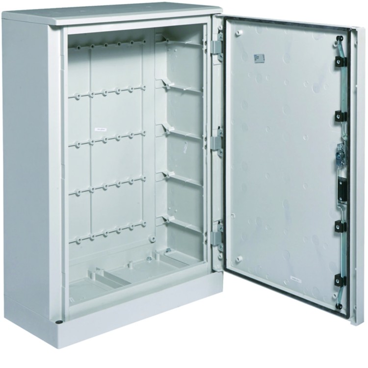 orion+ Obudowa poliester 900x600x300mm, IP65, PANEL-struct., z cokołem, d.pełne FL321B Hager