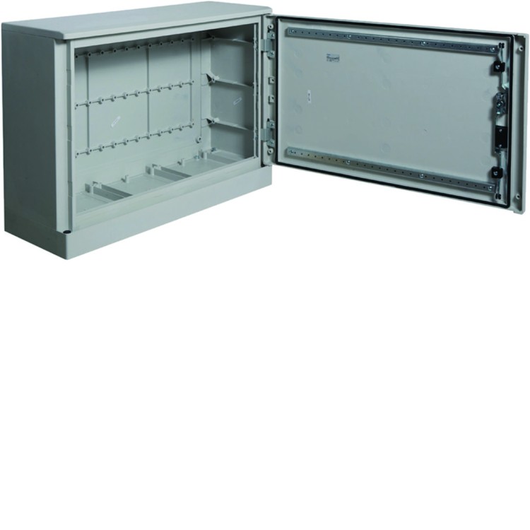 orion+ Obudowa poliester 600x850x300mm, IP65, PANEL-struct., z cokołem, d.pełne FL325B Hager