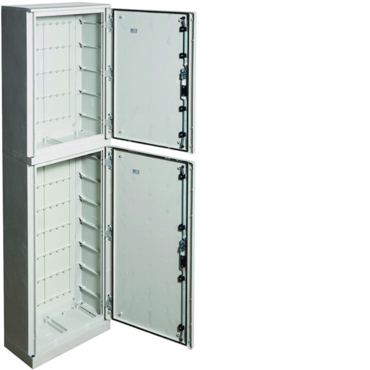 orion+ Ob. poliester 2050x600x300mm, IP65, PANEL-struct., stoj., dwu-sekc.,d.peł FL348B Hager