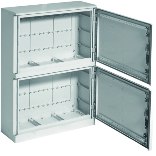 orion+ Ob. poliester 1150x850x300mm, IP65, PANEL-struct., stoj., dwu-sekc.,d.peł FL350B Hager