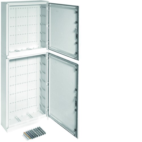 orion+ Ob. poliester 2050x850x300mm, IP65, PANEL-struct., stoj., dwu-sekc.,d.peł FL358B Hager