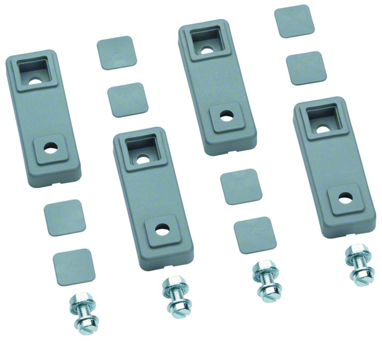 Uchwyty do mocowania obudów poliestr. na ścianie RAL7046 FL863Z Hager