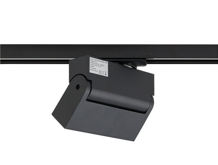 Lampa szynowa Reflektor szynowy jednofazowa spot punktowa PROFILE FOCUS LED BLACK 7622 NOWODVORSKI Lighting 9W 4000K Loft nowoczesna sufitowa ścienna oświetlenie szynowe 230V do szynoprzewodu barwa dzienna neutralna biała czarna Inspiracje Premium