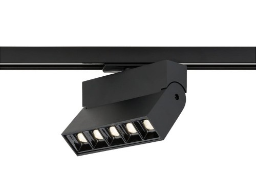 Lampa szynowa Reflektor szynowy jednofazowa spot punktowa PROFILE FOCUS LED BLACK 7621 NOWODVORSKI Lighting 9W 3000K Loft nowoczesna sufitowa ścienna oświetlenie szynowe 230V do szynoprzewodu barwa ciepła ciepłobiała biała czarna Inspiracje Premium