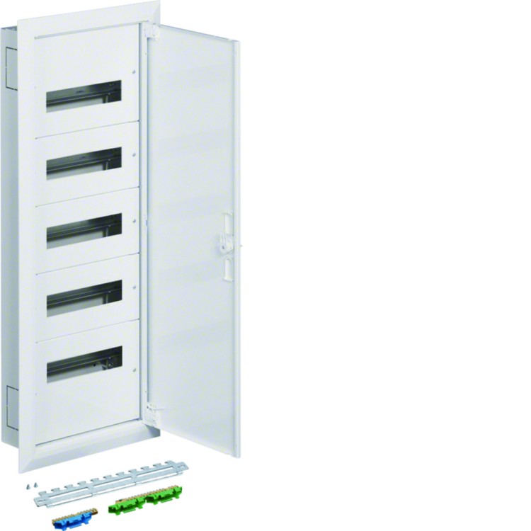 fw2 Rozdzielnica podtynkowa z zaciskami PE/N 5R/60M (5x12) I kl. IP30 FW512FT Hager