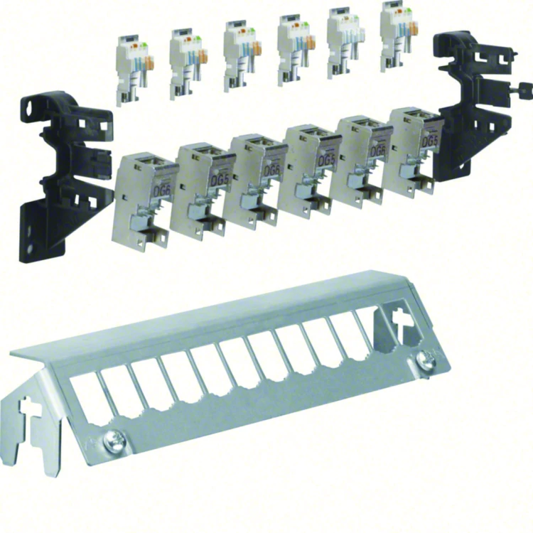 Patch-Panel 12M 6xRJ45 kat 6A ekranowane FZ12MM Hager