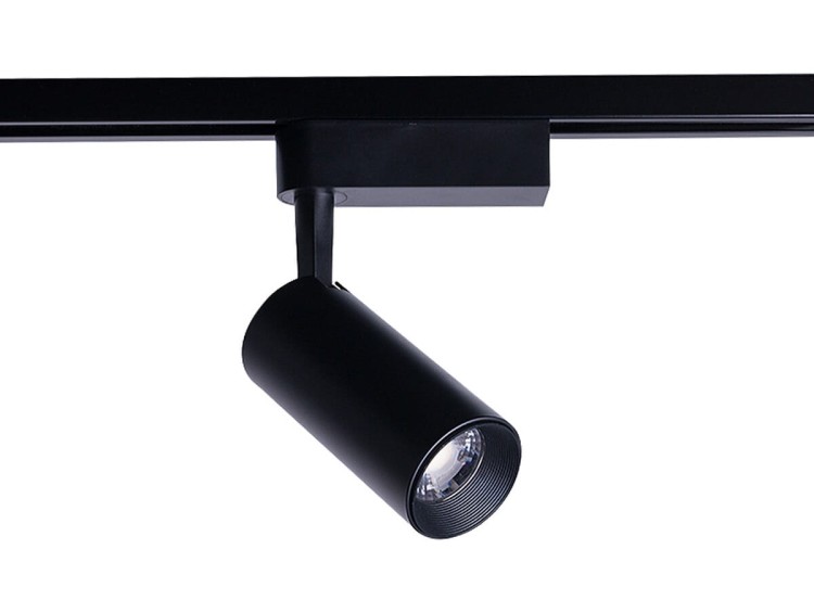 Lampa szynowa Reflektor szynowy jednofazowa PROFILE IRIS LED BLACK 9005 NOWODVORSKI Lighting 20W 3000K Loft nowoczesna sufitowa ścienna oświetlenie szynowe 230V do szynoprzewodu barwa ciepła ciepłobiała biała czarna Inspiracje Premium