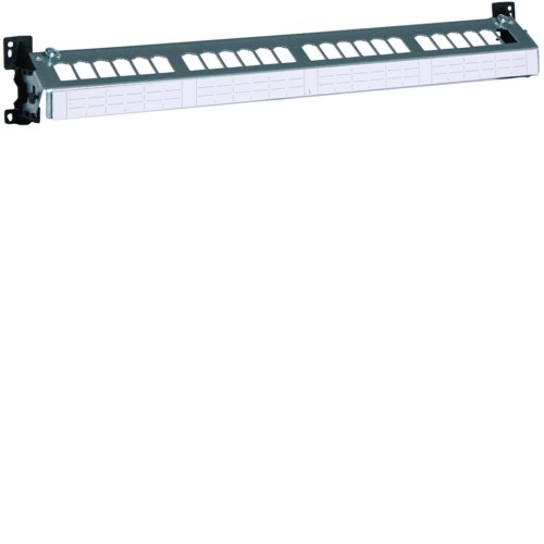Patch Panel 24M BTR, bez modułów, szyna TS lub płyta montażowa FZ24MMO Hager