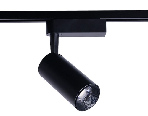 Lampa szynowa Reflektor szynowy jednofazowa PROFILE IRIS LED BLACK 9009 NOWODVORSKI Lighting 30W 3000K Loft nowoczesna sufitowa ścienna oświetlenie szynowe 230V do szynoprzewodu barwa ciepła ciepłobiała biała czarna Inspiracje Premium